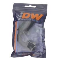 DeatschWerks - DeatschWerks 8 AN Female Flare Swivel 120-Degree Hose End CPE - Anodized Matte Black - Image 4