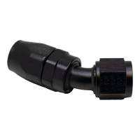 DeatschWerks - DeatschWerks 10AN Female Flare Swivel 30-Degreehose End CPE - Anodized Matte Black - Image 2