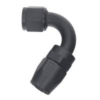 DeatschWerks - DeatschWerks 10AN Female Flare Swivel 120-Degree Hose End CPE - Anodized Matte Black - Image 2