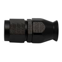 DeatschWerks 6AN Female Swivel Straight Hose End PTFE (Incl 1 Olive Insert) - Anodized Matte Black