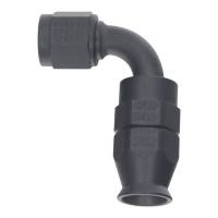 DeatschWerks - DeatschWerks 6AN Female Swivel 90-Degree Hose End PTFE (Incl 1 Olive Insert) - Anodized Matte Black - Image 2