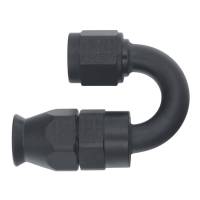 DeatschWerks - DeatschWerks 6AN Female Swivel 180-Degree Hose End PTFE (Incl Olive Insert) - Anodized Matte Black - Image 2