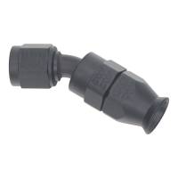 DeatschWerks - DeatschWerks 6 AN Female Flare Swivel 30-Degree Hose End PTFE - Anodized Matte Black - Image 2