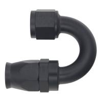 DeatschWerks - DeatschWerks 10AN Female Flare Swivel 180-Degree Hose End PTFE - Anodized Matte Black - Image 2