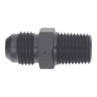 DeatschWerks - DeatschWerks 6AN Male Flare to 1/4in Male NPT Adapter - Anodized Matte Black - Image 2