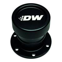 DeatschWerks - DeatschWerks Straight Filler Neck w/Cap - Matte Black - Image 2