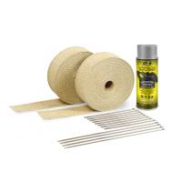 DEI - DEI Exhaust Wrap Kit - Tan Wrap & Aluminum HT Silicone Coating - Image 2