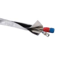 DEI - DEI Heat Shroud 3/4in I.D. x 3ft - Aluminized Sleeving - Hook and Loop Edge - Image 2