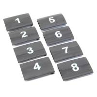 DEI - DEI Wire Markers 8pc Set Numbered 1-8 - Black - Image 1