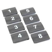 DEI - DEI Wire Markers 8pc Set Numbered 1-8 - Black - Image 2