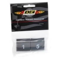 DEI - DEI Wire Markers 8pc Set Numbered 1-8 - Black - Image 4