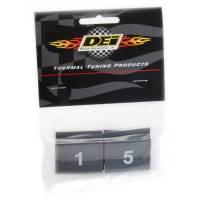 DEI - DEI Wire Markers 8pc Set Numbered 1-8 - Black - Image 5