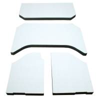 DEI - DEI 07-10 Jeep Wrangler JK 4-Door Boom Mat Headliner - 4 Piece - White - Image 3