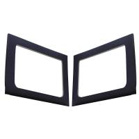 DEI - DEI 11-18 Jeep Wrangler JK 4-Door Boom Mat Rear Side Window Trim - 2 Piece - Black - Image 2