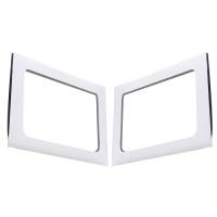 DEI - DEI 11-18 Jeep Wrangler JK 4-Door Boom Mat Rear Side Window Trim - 2 Piece - White - Image 3