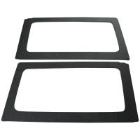 DEI - DEI 11-18 Jeep Wrangler JK 2-Door Boom Mat Rear Side Window Trim - 2 Piece - Black - Image 2