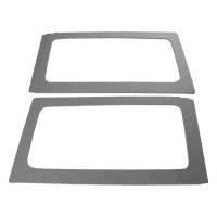 DEI - DEI 11-18 Jeep Wrangler JK 2-Door Boom Mat Rear Side Window Trim - 2 Piece - Gray - Image 3