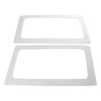 DEI - DEI 11-18 Jeep Wrangler JK 2-Door Boom Mat Rear Side Window Trim - 2 Piece - White - Image 3