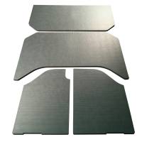 DEI - DEI 07-10 Jeep Wrangler JK 4-Door Boom Mat Headliner - 4 Piece - Gray Leather Look - Image 3