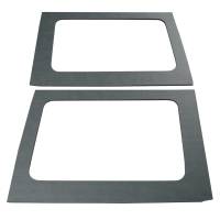 DEI - DEI 11-18 Jeep Wrangler JK 4-Door Boom Mat Rear Side Window Trim - 2 Piece - Gray Leather Look - Image 3