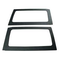 DEI - DEI 11-18 Jeep Wrangler JK 2-Door Boom Mat Rear Side Window Trim - 2 Piece - Black Leather Look - Image 3