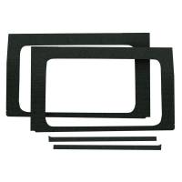 DEI - DEI 18-23 Jeep Wrangler JL 4-Door Boom Mat Rear Side Window Trim - 4 Piece - Black - Image 2