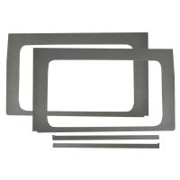 DEI - DEI 18-23 Jeep Wrangler JL 4-Door Boom Mat Rear Side Window Trim - 4 Piece - Gray Leather Look - Image 2