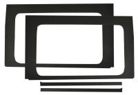 DEI - DEI 18-23 Jeep Wrangler JL 4-Door Boom Mat Rear Side Window Trim - 4 Piece - Black Leather Look - Image 2