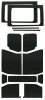 DEI - DEI 18-23 Jeep Wrangler JL 4-Door Boom Mat Complete Headliner Kit - 13 Piece - Black - Image 3