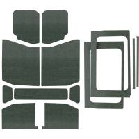 DEI 18-23 Jeep Wrangler JL 4-Door Boom Mat Complete Headliner Kit - 13 Piece - Gray