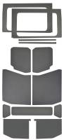 DEI - DEI 18-23 Jeep Wrangler JL 4-Door Boom Mat Complete Headliner Kit - 13 Piece - Gray Leather Look - Image 3