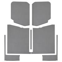 DEI 20-22 Jeep Gladiator JT 4-Door Boom Mat Complete Headliner Kit - 7 Piece - Gray Leather Look