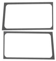 DEI - DEI 18-23 Jeep Wrangler JL 2-Door Boom Mat Rear Side Window Trim - 2 Piece - Gray Leather Look - Image 3