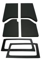 DEI - DEI 11-18 Jeep Wrangler JK 2-Door Boom Mat Complete Headliner Kit - 6 Piece - Black - Image 2