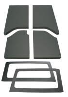 DEI - DEI 11-18 Jeep Wrangler JK 2-Door Boom Mat Complete Headliner Kit - 6 Piece - Gray - Image 3