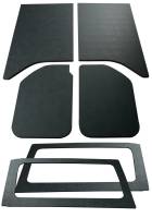 DEI - DEI 11-18 Jeep Wrangler JK 2-Door Boom Mat Complete Headliner Kit - 6 Piece - Black Leather Look - Image 3