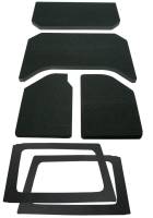 DEI - DEI 11-18 Jeep Wrangler JK 4-Door Boom Mat Complete Headliner Kit - 6 Piece - Black - Image 3