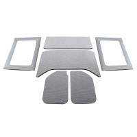 DEI - DEI 11-18 Jeep Wrangler JK 4-Door Boom Mat Complete Headliner Kit - 6 Piece - Gray - Image 2