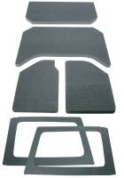 DEI - DEI 11-18 Jeep Wrangler JK 4-Door Boom Mat Complete Headliner Kit - 6 Piece - Gray - Image 3