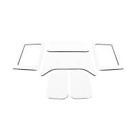 DEI - DEI 11-18 Jeep Wrangler JK 4-Door Boom Mat Complete Headliner Kit - 6 Piece - White - Image 2