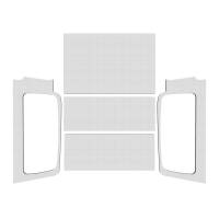 DEI 04-06 Jeep Wrangler LJ Unliminted Headliner Complete Kit - White