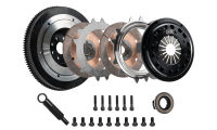 DKM Clutch - DKM Clutch VW Corrado/GTI (2.8L VR6) Twin Disc MR Clutch Kit w/Flywheel (650 ft/lbs Torque) - Image 1