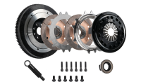 DKM Clutch - DKM Clutch VW/Audi 2.0L TSI (8 Bolt) Ceramic Twin Disc MR Clutch w/Flywheel (650 ft/lbs Torque) - Image 2