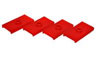 Energy Suspension - Energy Suspension 62-80 MG MGB Red Rear Leaf Spring Pad Set - Image 1