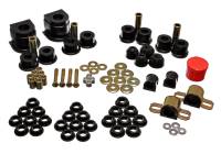 Energy Suspension - Energy Suspension 86-91 Mazda RX7 Black Hyper-Flex Master Bushing Set - Image 1