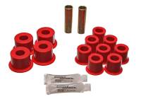 Energy Suspension - Energy Suspension Amigo Rear Spring Bushings - Red - Image 1