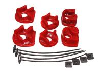 Energy Suspension - Energy Suspension 90-93 Acura Integra Red Motor Mount Inserts (2 Torque Mount Positions) - Image 2