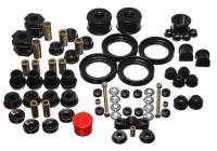 Energy Suspension - Energy Suspension 96-00 Honda Civic/CRX Black Hyper-Flex Master Bushing Set - Image 1