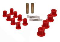 Energy Suspension - Energy Suspension Jeep Spring Bushing Set - Red - Image 2