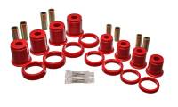 Energy Suspension - Energy Suspension 84-01 Jeep Cherokee/Wagoneer/Comanche 2WD Red Front Control Arm Bushings - Image 2